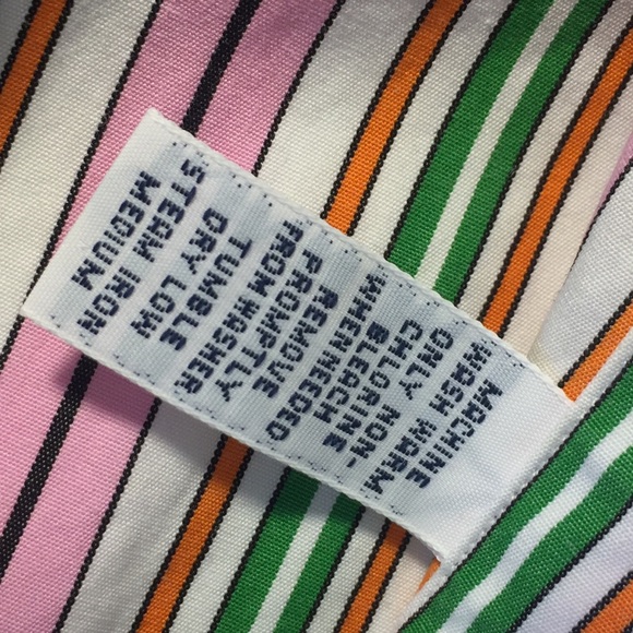 RALPH LAUREN sz 16 button up shirt pink green - Picture 7 of 15